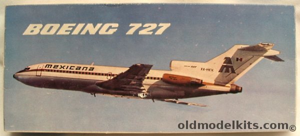 Revell 1/144 Boeing 727-100 Mexicana, H4316 plastic model kit